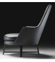 Guscioalto Flexform Wooden Base Armchair With Armrests