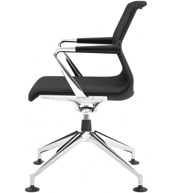 Unix Chair Silla Con Base De Cuatro Radios Vitra
