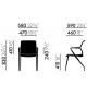 Unix Chair With Four-Legged Base Vitra
