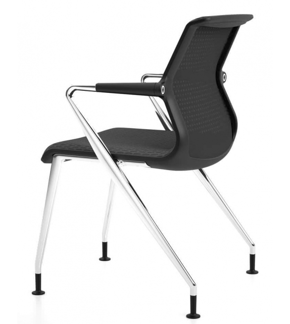 Unix Chair Silla Con Base De Cuatro Patas Vitra