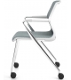 Unix Chair Sedia Con Base 4 Gambe Su Ruote Vitra