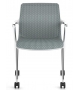 Unix Chair Sedia Con Base 4 Gambe Su Ruote Vitra