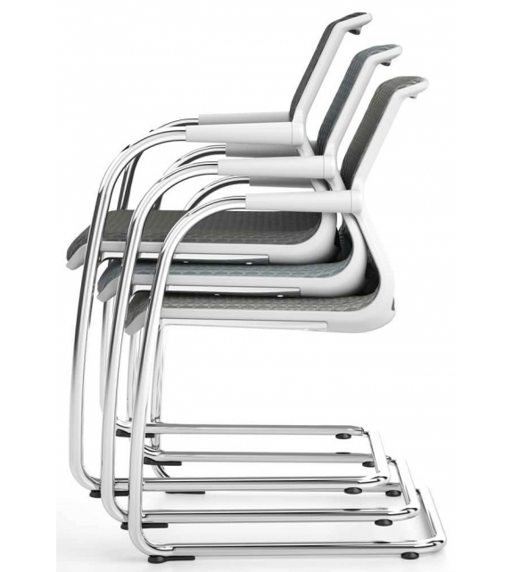 Unix Chair Stuhl mit Kufengestell Vitra