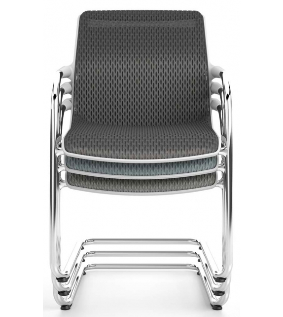 Unix Chair Stuhl mit Kufengestell Vitra