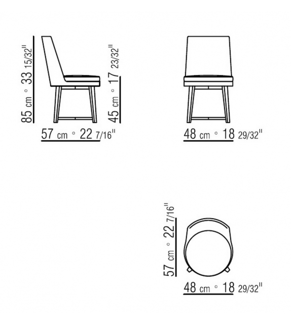 Feel Good Silla Con Base De Madera Flexform
