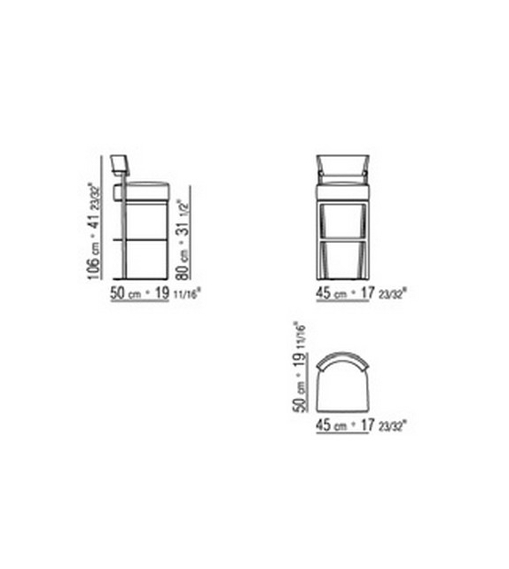 Morgan Tabouret Haut Flexform