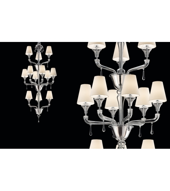 Torpedo Nevada Barovier & Toso Candelabro