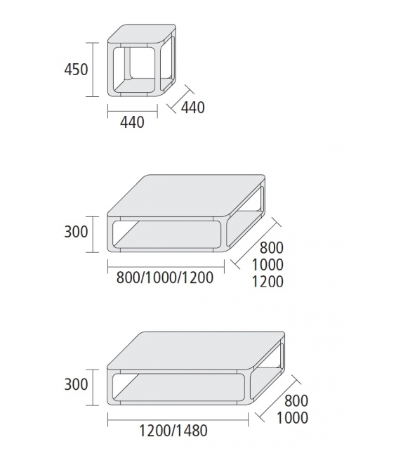 Sixty Coffee Table Rimadesio