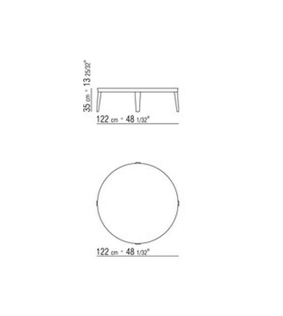 Dida Round Small Table Flexform
