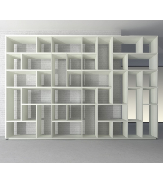 Opus Librería Con Compartimentos Abiertos Rimadesio