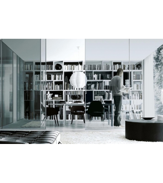 Opus Librería Con Compartimentos Abiertos Rimadesio