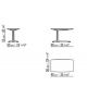 Fly Rectangular Small Table Flexform