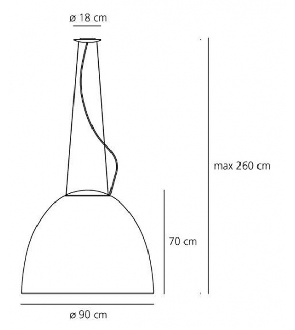 Nur 1618 LED Artemide Suspension