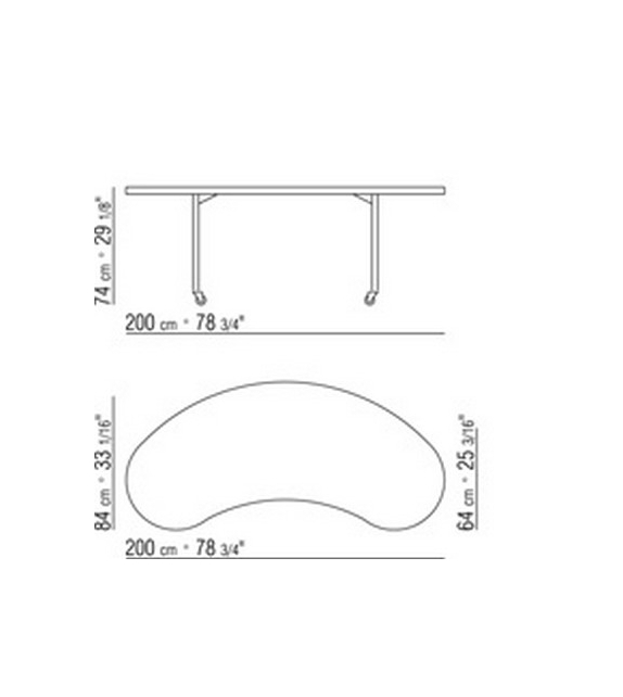 Mixer Mesa Con Ruedas Flexform