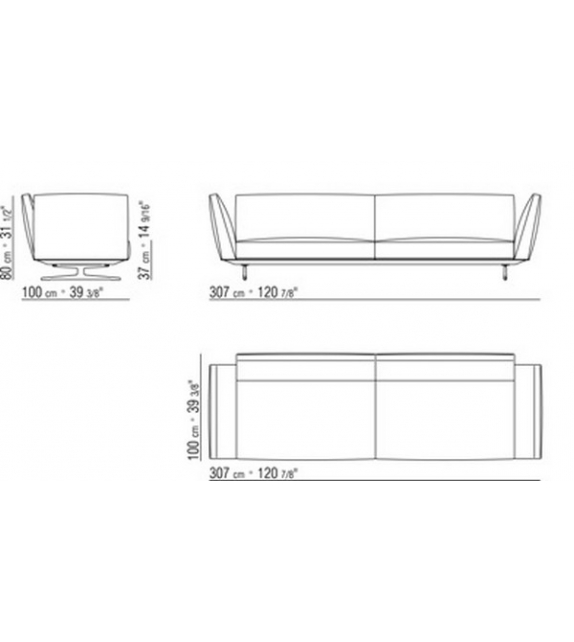 Flexform Evergreen Sofa