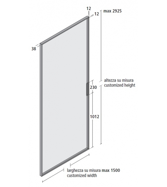 Velaria Puerta Batiente Rimadesio