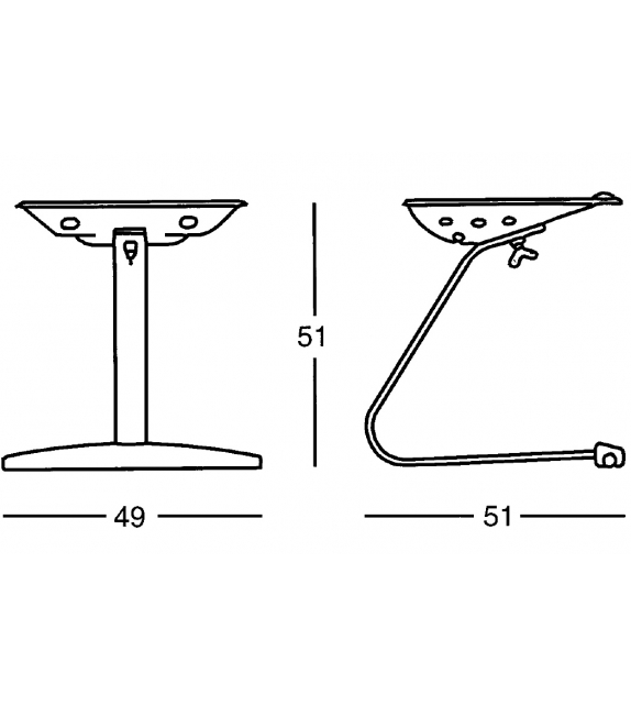 220 Mezzadro Zanotta Tabouret