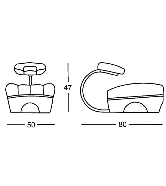 240 Primate Zanotta Asiento Ergonómico