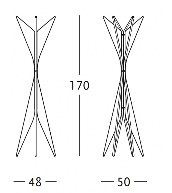 303 Aster Zanotta Portemanteau