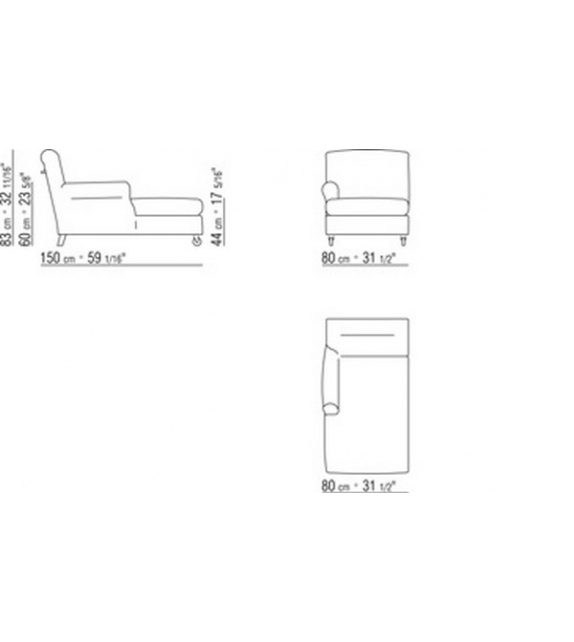 Chaiselongue Nonnamaria Flexform