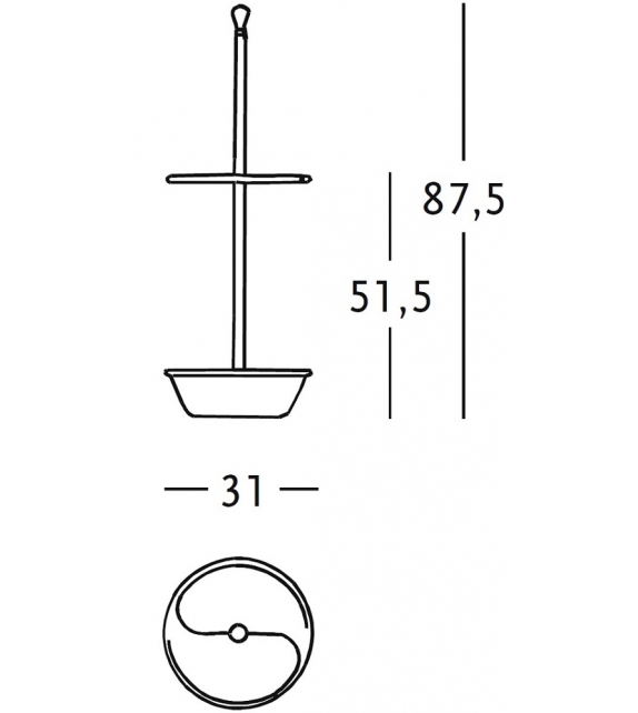 380 Servopluvio Zanotta Umbrella Stand