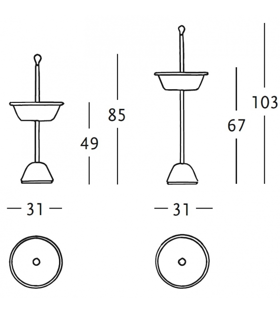 370 Servofumo Zanotta Ash-Tray