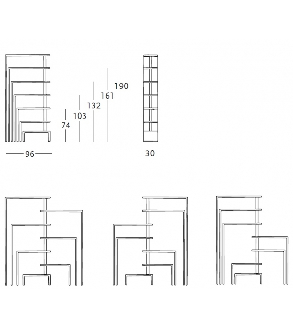 712 Joy Zanotta Rotating Shelf Unit