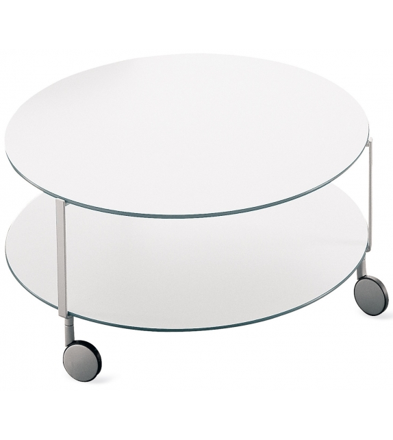 635 Girò Zanotta Coffee Table with Wheels
