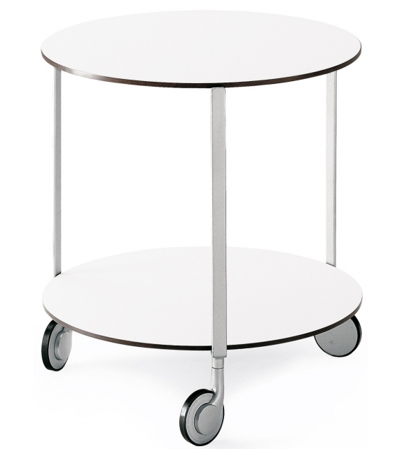635 Girò Zanotta Coffee Table with Wheels