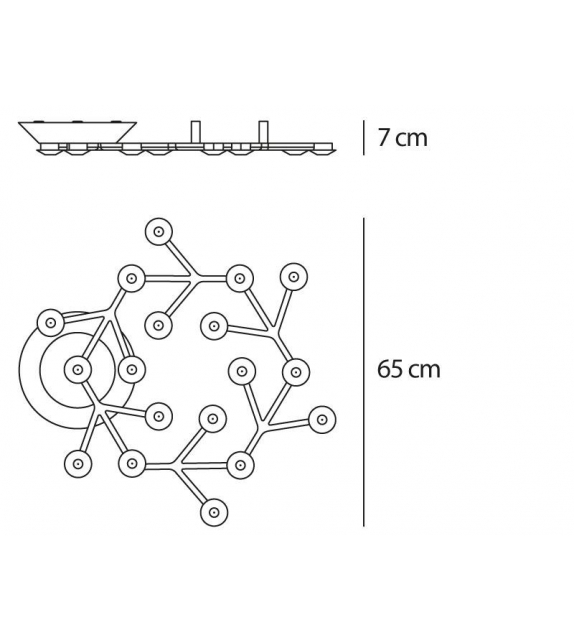 Led Net Circolare Artemide Deckenleuchte