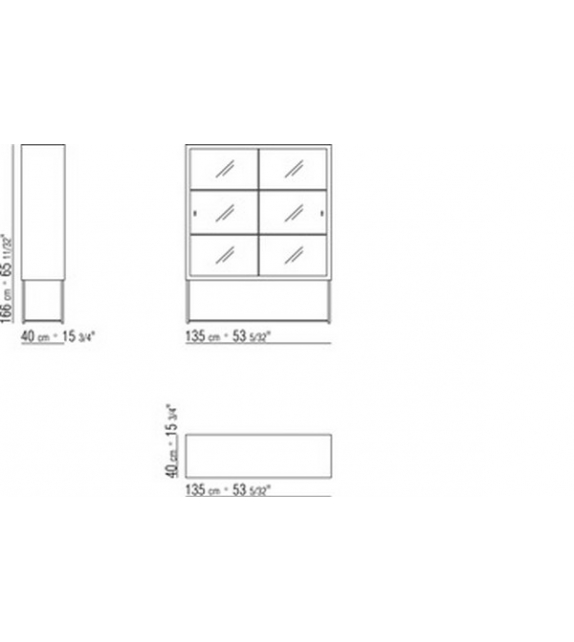 Moka Vitrine Flexform