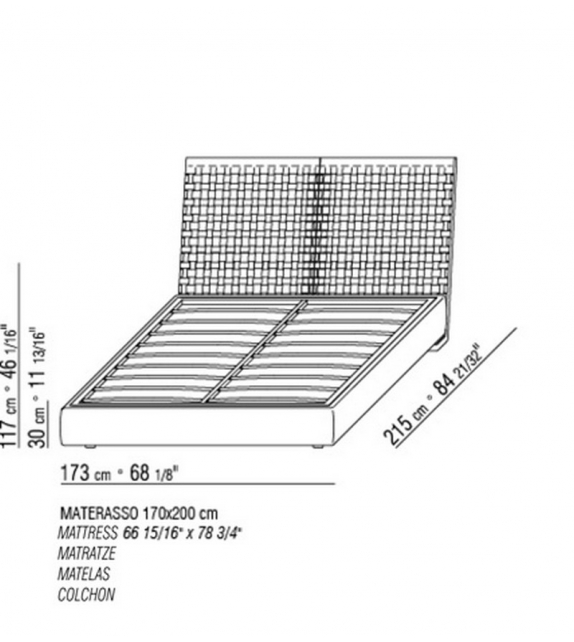 Cestone Bett Flexform