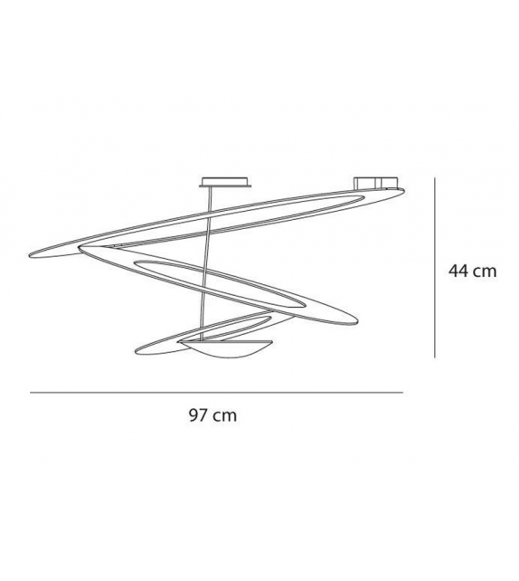 Pirce LED Artemide Deckenleuchte