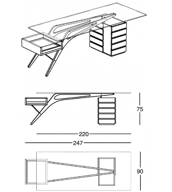 2690 Cavour Zanotta Escritorio