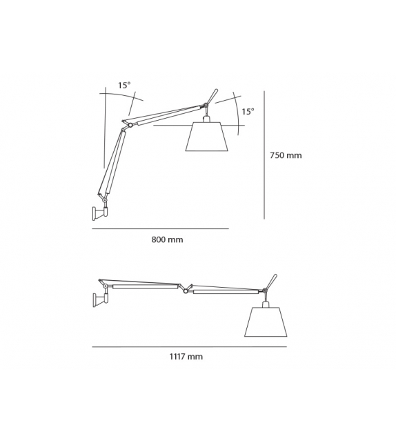 Tolomeo Basculante Artemide Lámpara de Pared