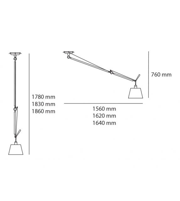 Tolomeo Decentrata Artemide Hängeleuchte