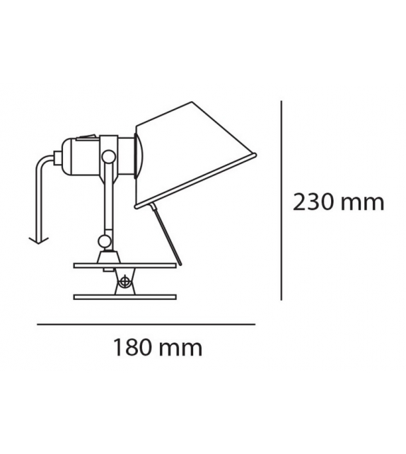 Tolomeo Pinza Artemide Lampe avec Pince