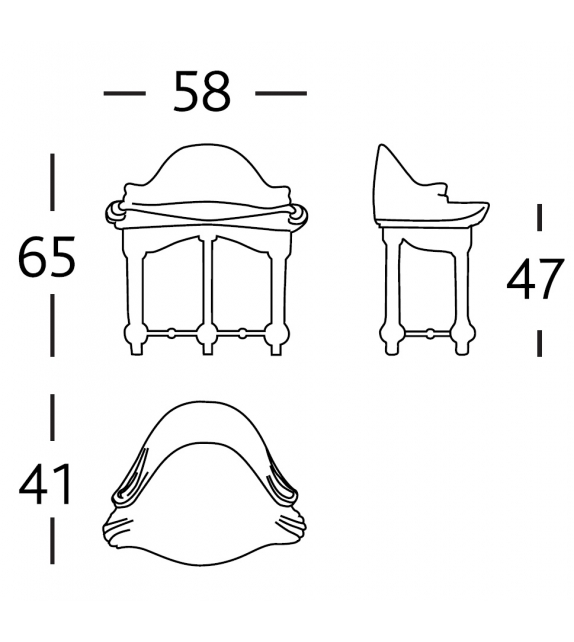 Calvet BD Barcelona Stool