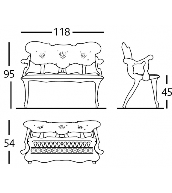 Calvet BD Barcelona Bench