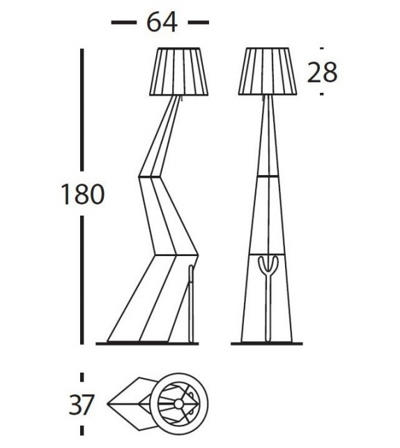 Bracelli Black Label BD Barcelona Lampadaire
