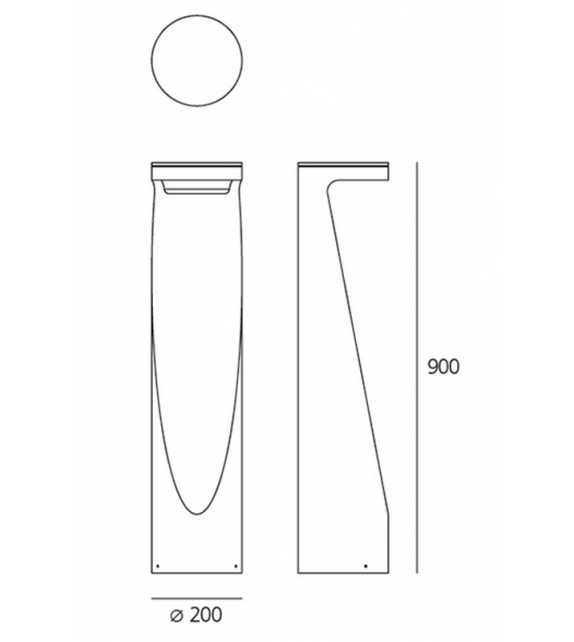 Ippolito Artemide Lampadaire