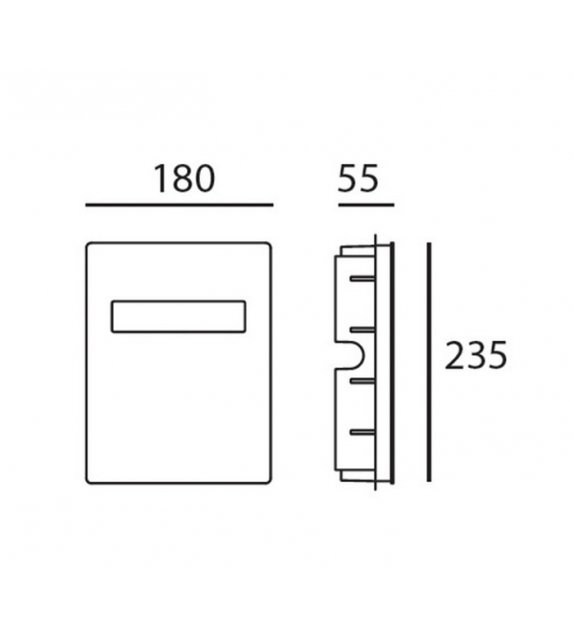 Nuda Artemide Applique Encastrée