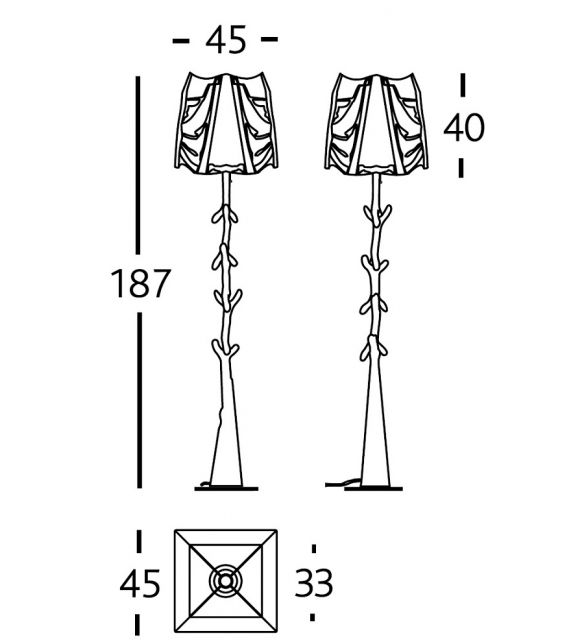 Muletas BD Barcelona Floor Lamp