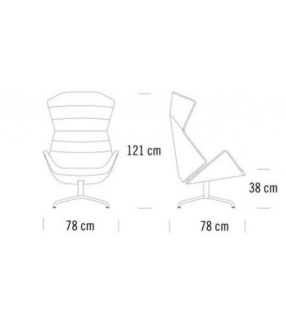 808 Thonet Poltrona Lounge