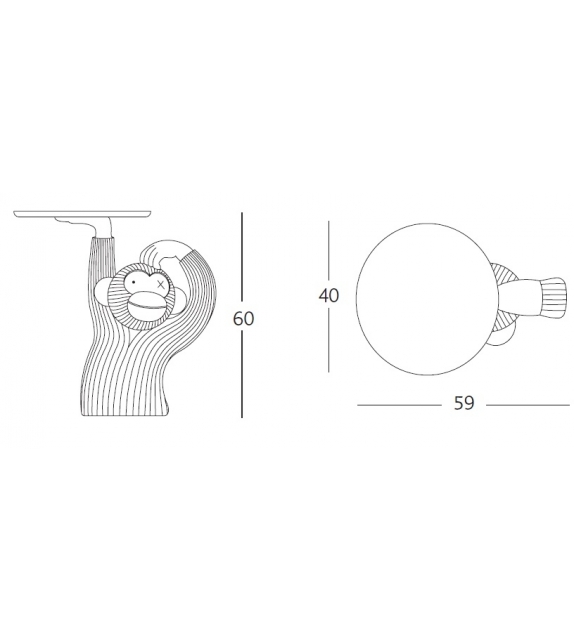 Monkey Table Bistelltisch BD Barcelona Design