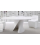 S Table White Mesa Ovalada MDF Italia
