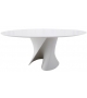 S Table White Mesa Ovalada MDF Italia