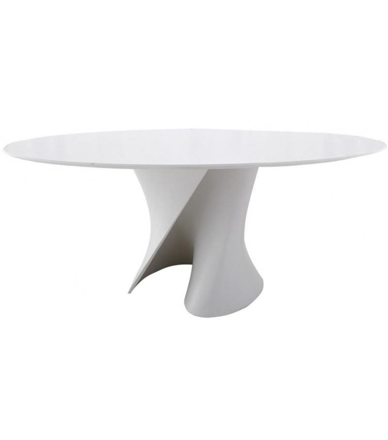 S Table White Ovalen Tisch MDF Italia