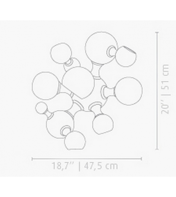Atomic DelightFULL Lampada Da Parete
