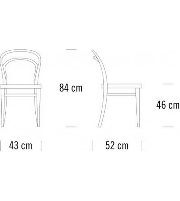 214 M Thonet Stuhl